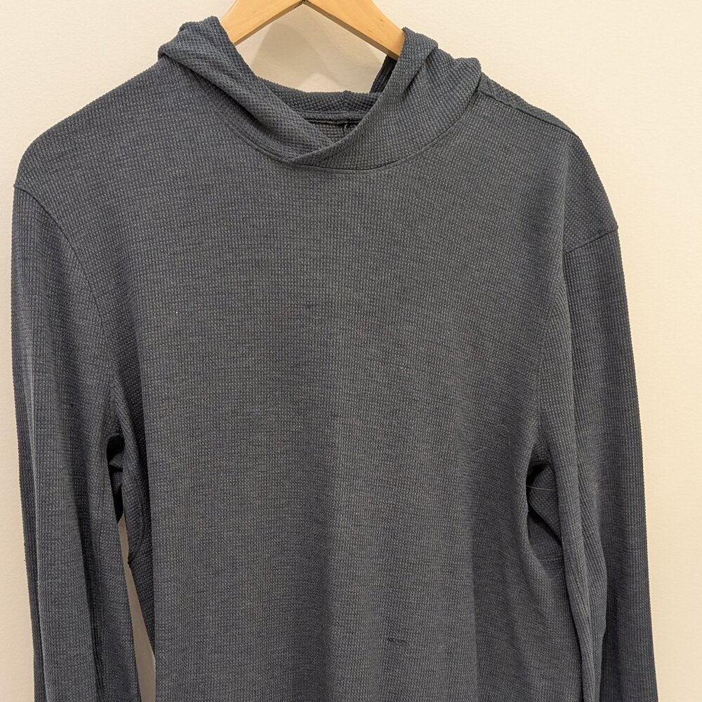 Lululemon Men's/Unisex Waffle Weave Hoodie in Dark Gray